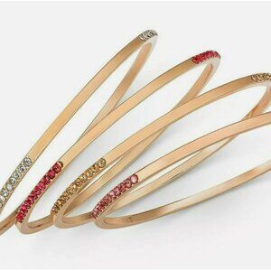 INC gold 4-piece bangles set - new
